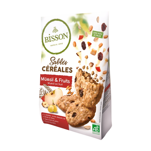 Bisson Organic Muesli & Fruits Cereals Biscuits