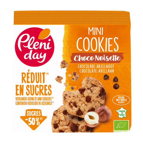 Pleni day Organic Chocolate Hazelnut Mini Cookies