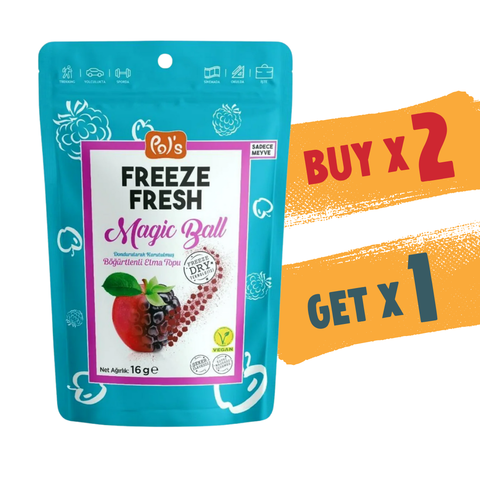 Buy 2 Get 1 Freeze Dried Magic Ball - Apple Blackberry