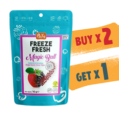 Buy 2 Get 1 Freeze Dried Magic Ball - Apple Blackberry