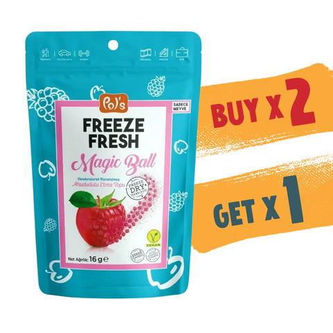 Buy 2 Get 1 Freeze Dried Magic Ball - Apple Raspberry