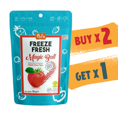 Buy 2 Get 1  Freeze Dried Magic Ball - Apple Strawberry