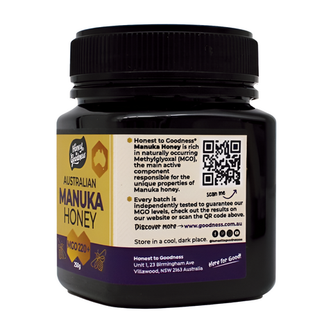 Honest To Goodness Australian Manuka Honey 220+ Mgo