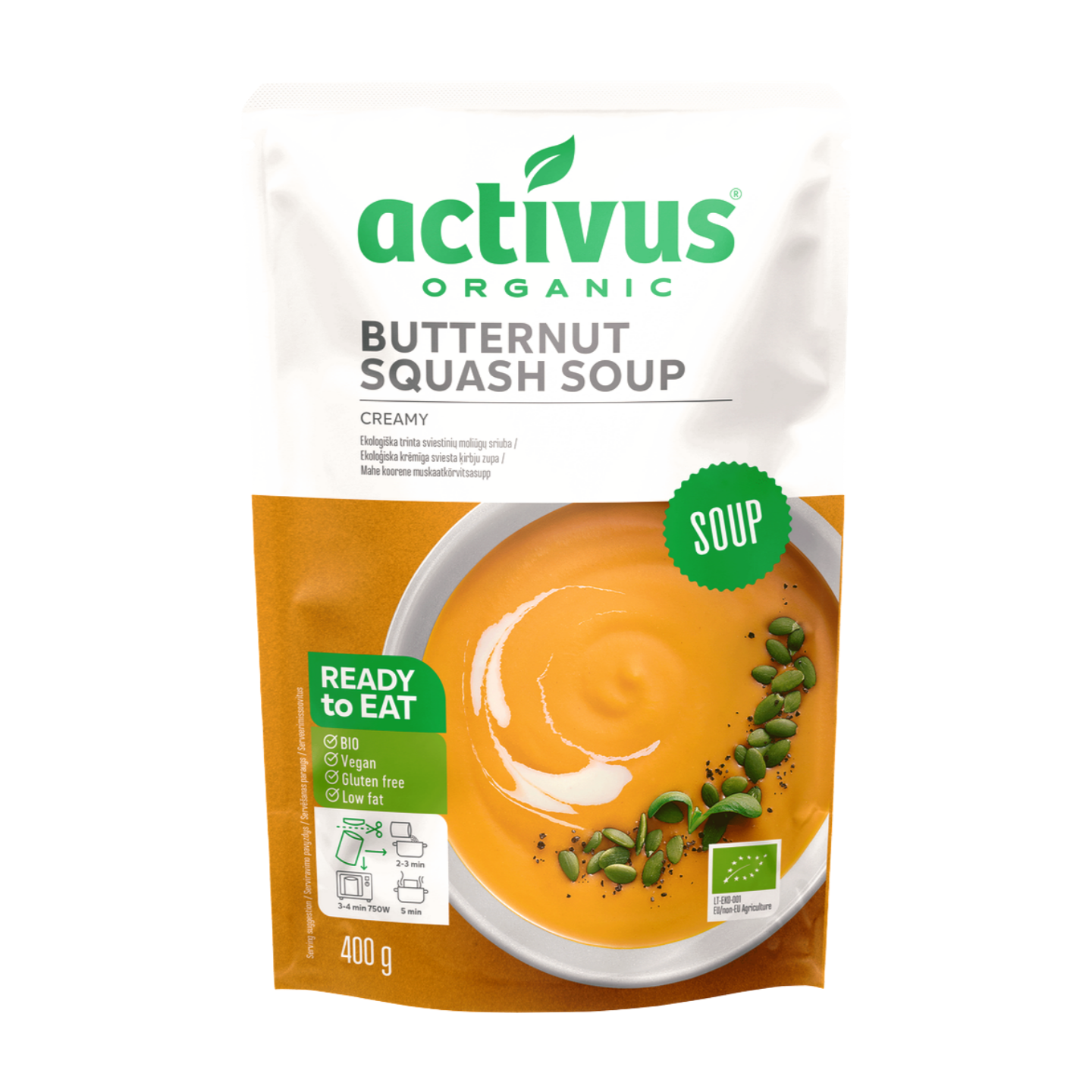Activus Organic Butternut Squash Soup – LivGood Lebanon