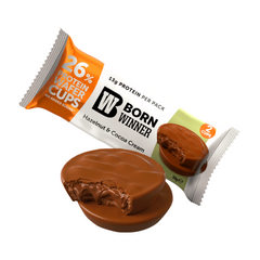 Born Winner Protein Wafer Cups With Hazelnut Cream Filling