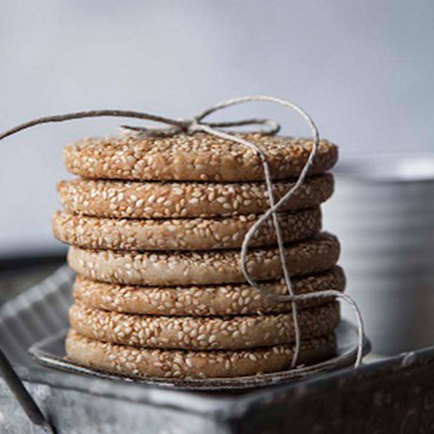 OhBakeHouse Sesame Tahini Cookies (Vegan)