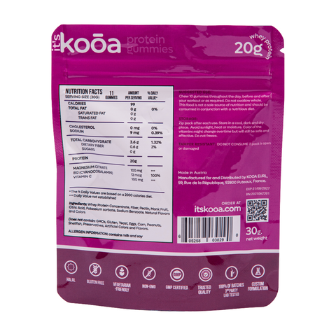 It's Kooa Protein Gummies Berries
