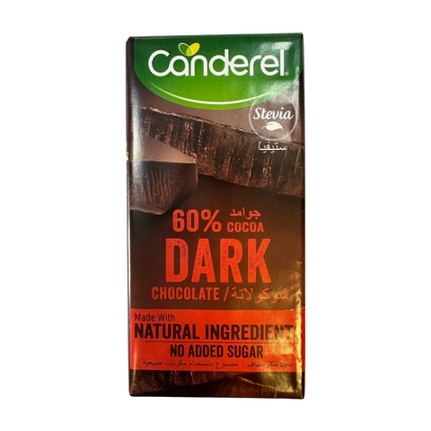 Canderel Chocolate Natural 60% Dark