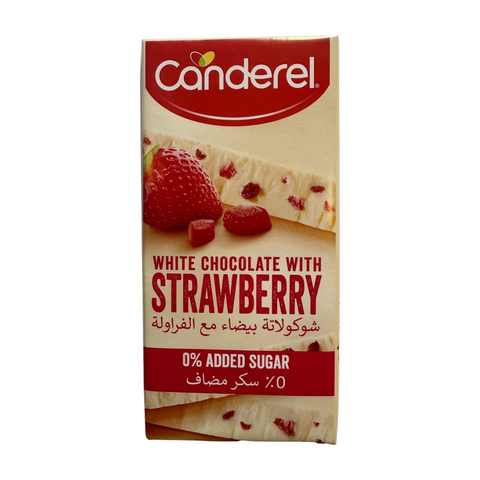 Canderel White & Strawberry Chocolate