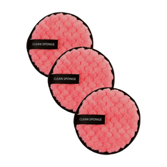 LivGood Reusable Makeup Remover Pad Set Of 3 Pink