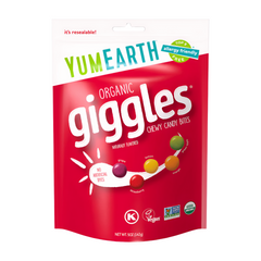 YumEarth Giggles Organic Chewy Candy Bites Assorted Fruit