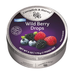 Cavendish Drops Sugar Free Wildberry