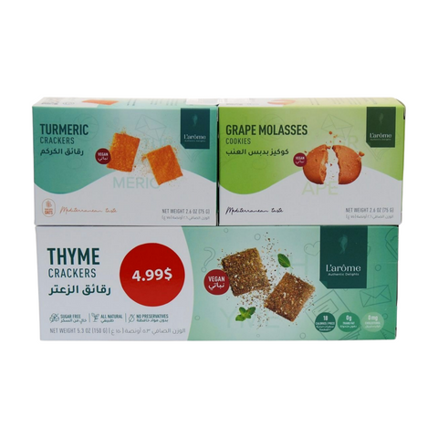 L'arome Xmas Thyme Crackers