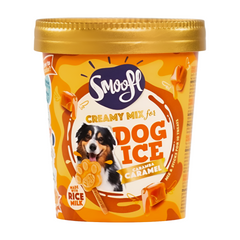 Smoofl Creamy Caramel Ice cream Mix For Dog