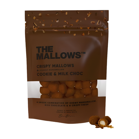 The Mallows Crispy Mallows Marshmallows With Cookie& Milk Chocolate