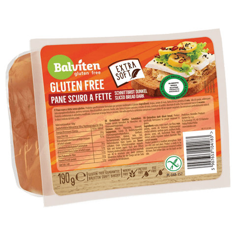 Balviten Gluten Free Dark Bread Breakfast