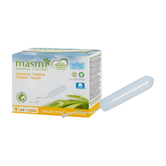 Masmi Cardboard (Non Applicator) Tampons Natural Cotton Regular