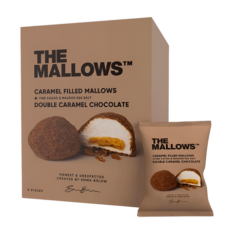 The Mallows Caramel Filled Marshmallows+ Double Caramel Chocolate