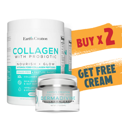 Earth`S Creation Buy 2 Collagen Powder Get Collagen Cream For Free