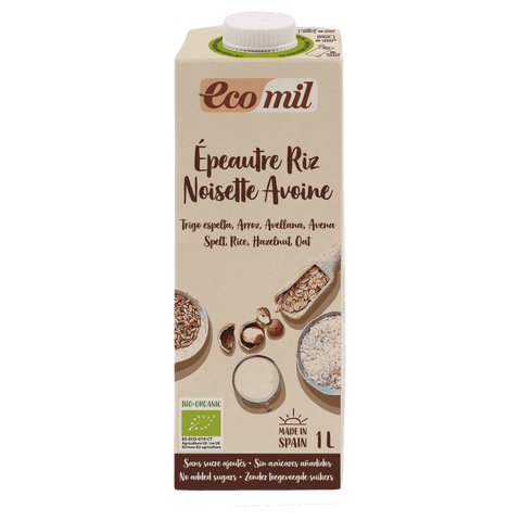 Ecomil Rice Hazel Oat Drink No Added Sugar