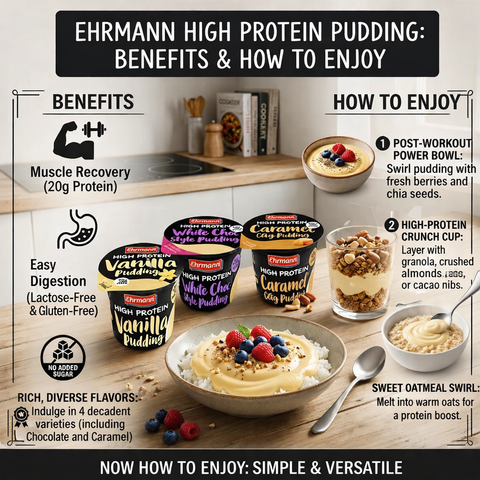 Ehrmann High Protein Pudding Chocolate (20g Protein)