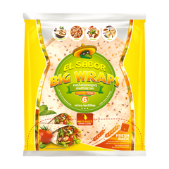 El Sabor Multigrain Wraps Family Time 25Cm (10 Inches)