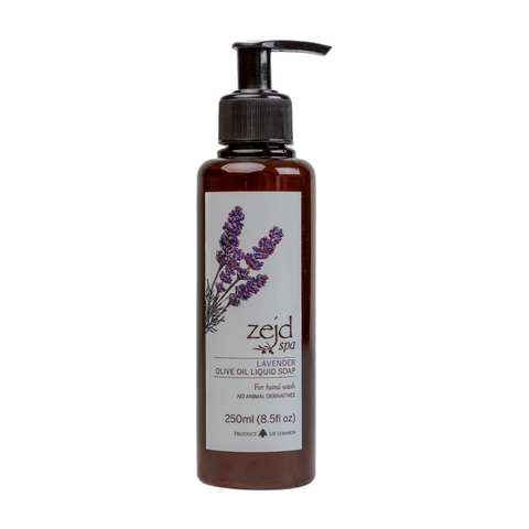 Zejd Spa Lavender Infused Olive Oil Liquid Soap 250ml