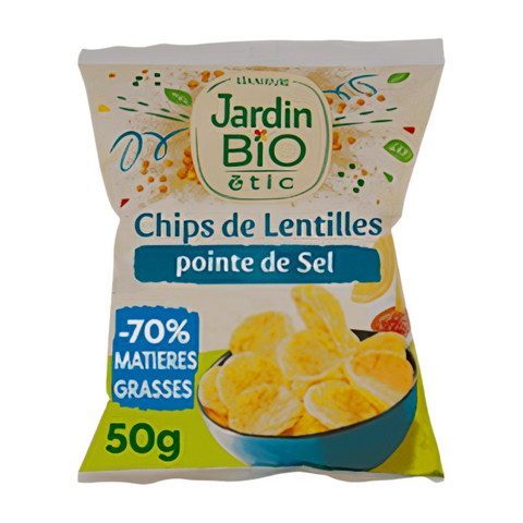 Jardin Bio Organic Lentil Chips Onion Flavor