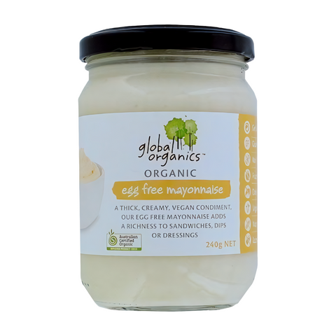 Global Organic Mayonnaise Egg Free Organic 240g