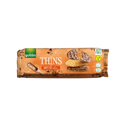 Gullon THINS OAT Milk Chocolate Biscuits