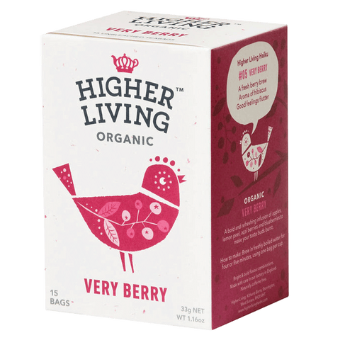 Higher Living Organic Tea Very Berry