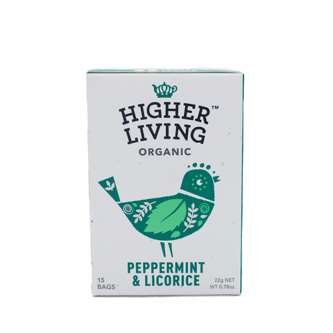 Higher Living Organic Tea Peppermint & Licorice