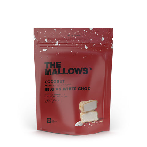 Christmas Mallows Coconut With Belgian White Chocolate