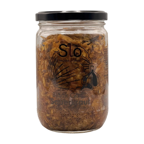 Slo Sauerkraut Black Garlic