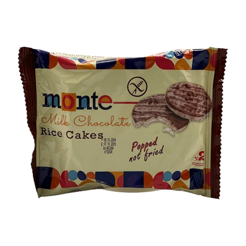 Monte Rice cake coated Milk Chocolate