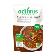 Activus Organic Three Lentil Soup