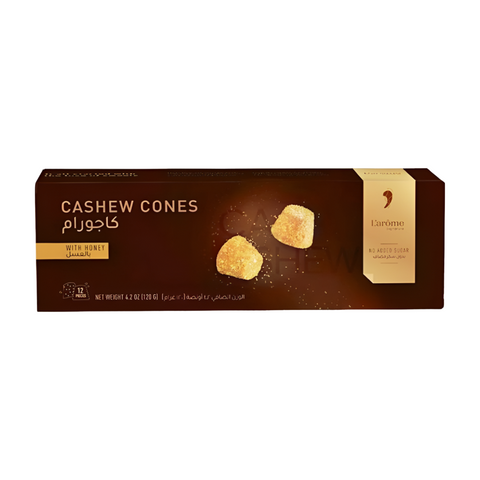 L'arome Cashew Cones With Honey