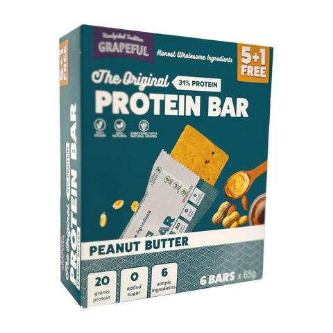 Grapeful Protein Bar 5+1 Peanut Butter Box