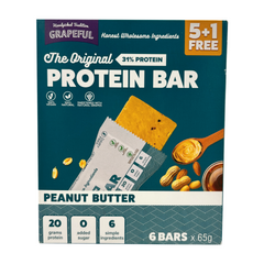 Grapeful Protein Bar 5+1 Peanut Butter Box