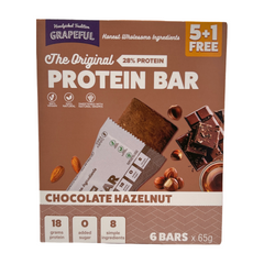 Grapeful Protein Bar 5+1 Chocolate Hazelnut Box