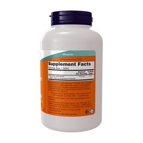 Now Magnesium Malate 1000 Mg