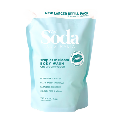 My Soda Australia Tropics in Bloom Bodywash Refills