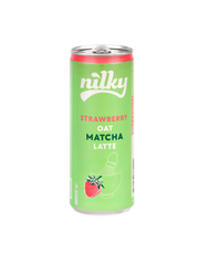 Nilky Strawberry Oat Matcha Latte
