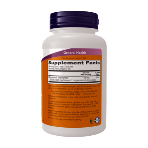 Now Magtein Magnesium L-Threonate