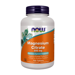 Now Magnesium Citrate 200 Mg