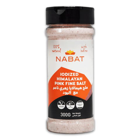 Nabat Iodized Himalayan Salt Pink Fine Shaker