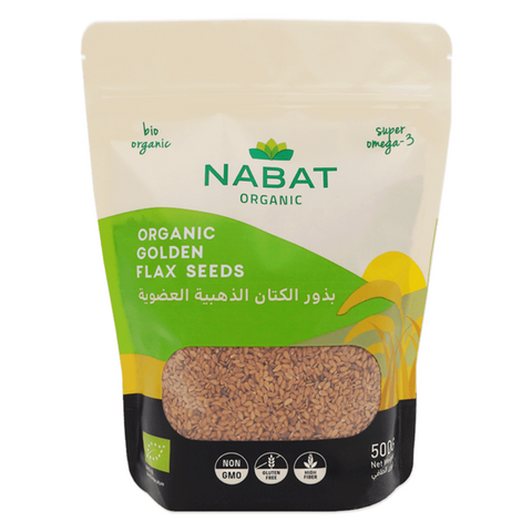 Nabat Organic Flax seeds - Golden