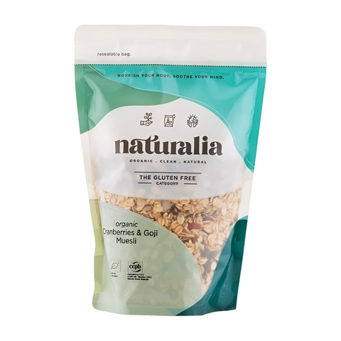 Naturalia Gluten Free Cranberries & Goji Berries Muesli