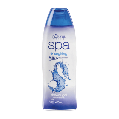 Natures Organics Spa Men's Energising Aqua Fresh Shower Gel