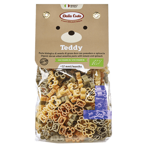 Teddy Kids Pasta - Tomato & Spinach